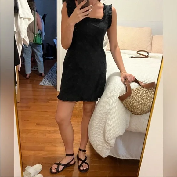 J Crew Ruffle Mini Dress - Picture 2 of 5